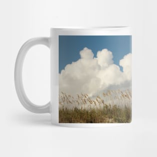 Clouds Over Beach Weeds Mug